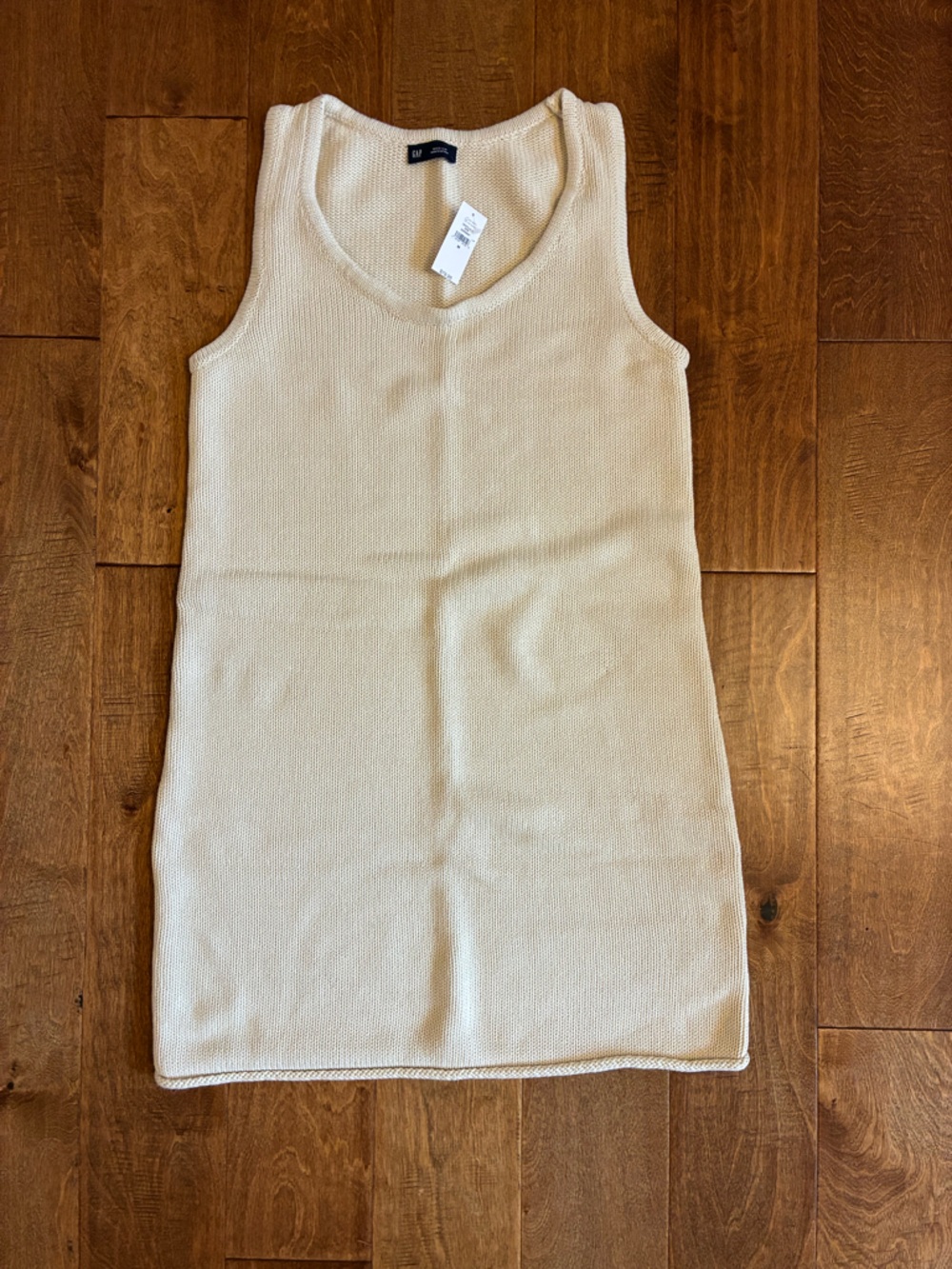 NWT GAP Cream Textured Knit dress